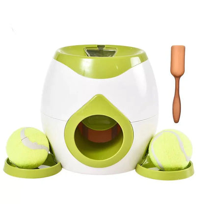 Automatic tennis ball launcher