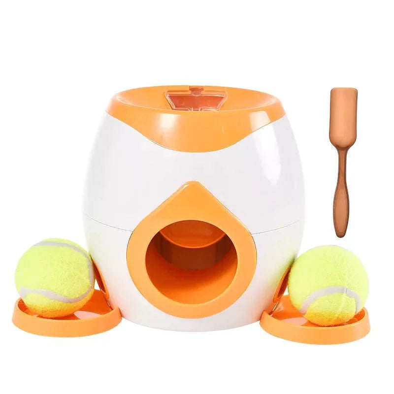 Automatic tennis ball launcher