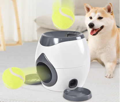 Automatic tennis ball launcher