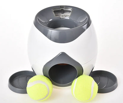 Automatic tennis ball launcher