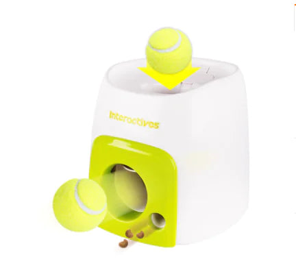 Automatic tennis ball launcher