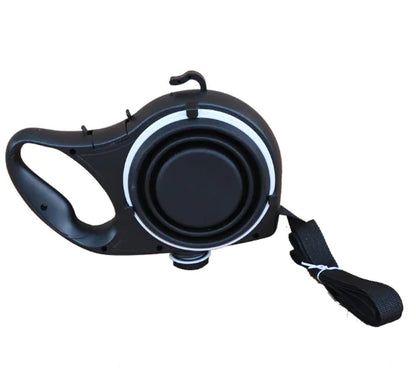 Essential Leash with Built-in Water Bottle
