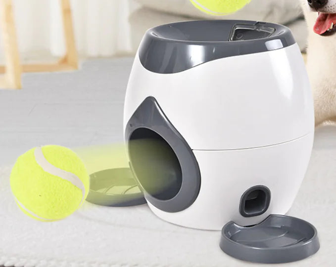 Automatic tennis ball launcher