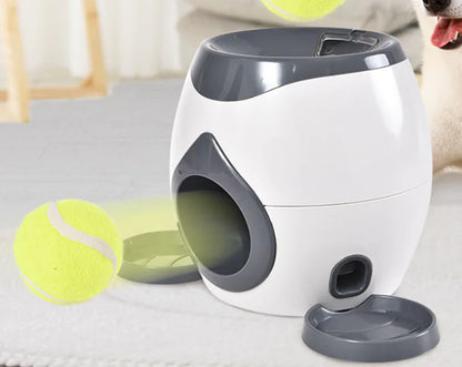 Automatic tennis ball launcher