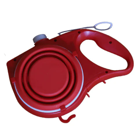 Essential Leash with Built-in Water Bottle